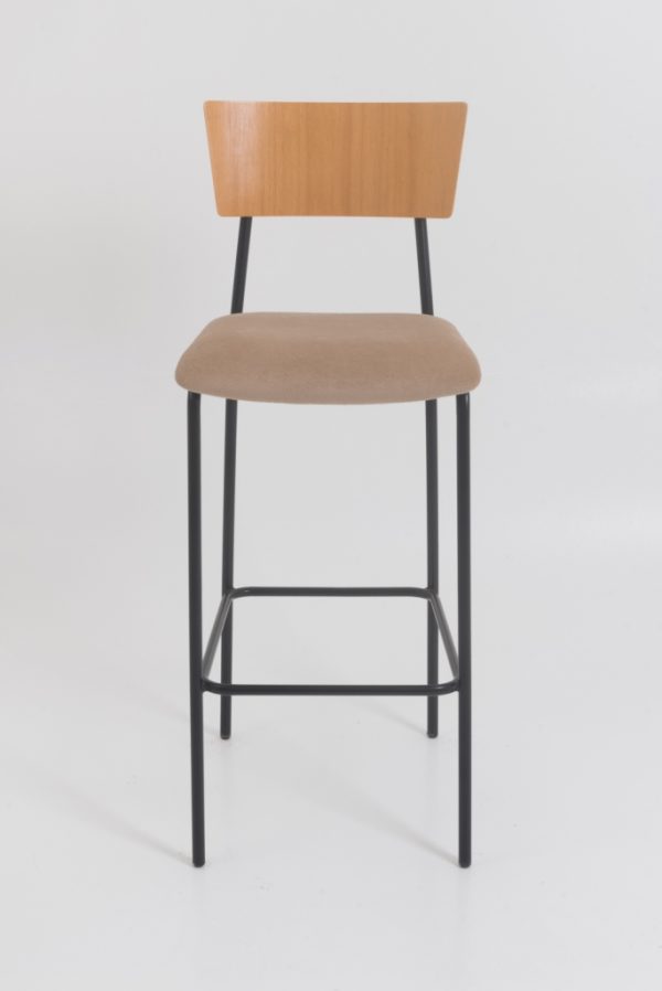 Banqueta Alta Industrial Udine - Estofada