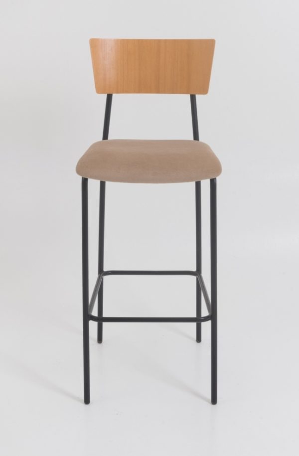 Banqueta Alta Industrial Udine - Estofada - Imagem 2